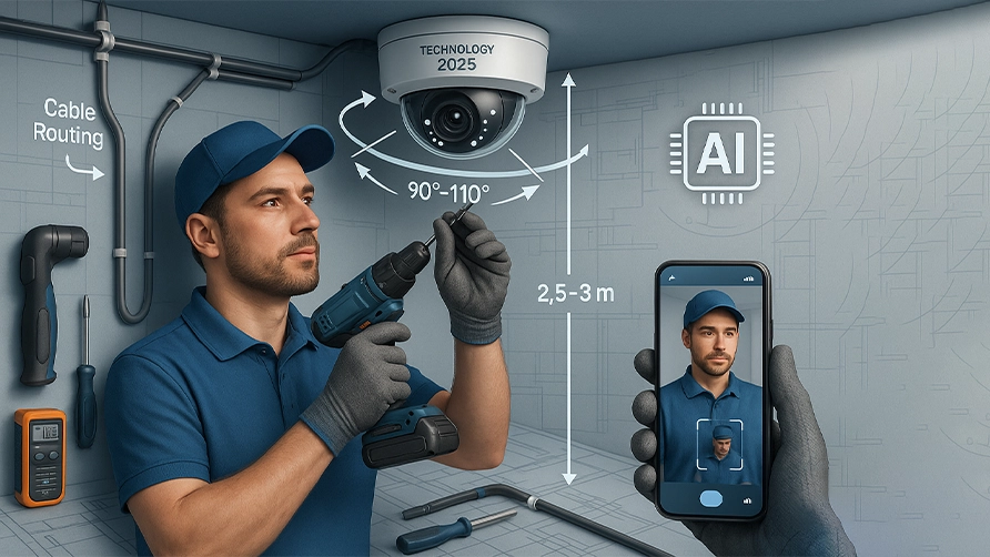 نصب دوربین مداربسته: راهنمای جامع برای نصب حرفه‌ای و بهینه