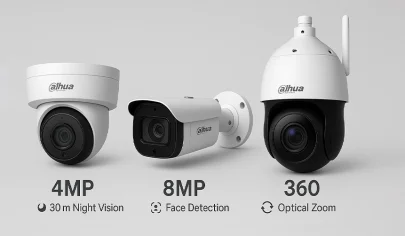 قیمت دوربین داهوا: راهنمای جامع برای خرید بهترین دوربین مداربسته در سال 1404