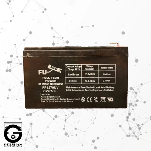باتری 12 ولت 7 آمپر فول تک | Full Tech